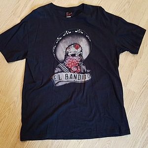Rock Steady el bandito sugar skull shirt mexican
